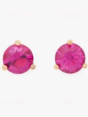 KATE SPADE ♠️ New York 🩷RISE AND SHINE🩷 FUCHSIA STUD EARRINGS 🌟NWT🌟
